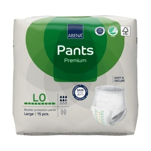 Abena Pants L0 Green 1100mL 100-140cm
