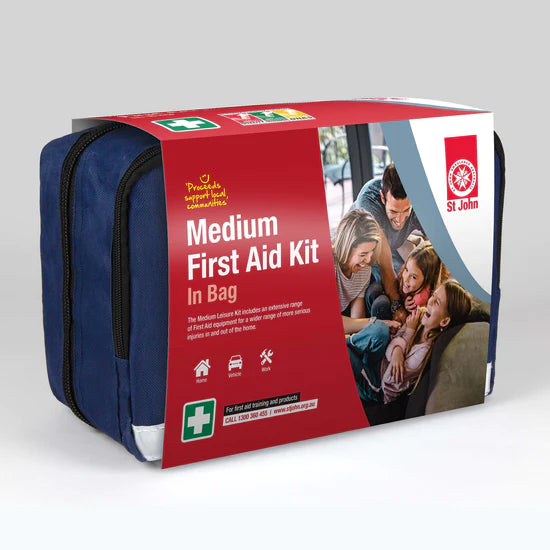 St John Medium First Aid Kit - Home and general use