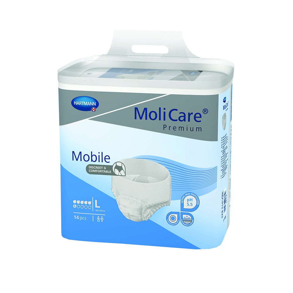 MoliCare Premium Mobile 6 Drops Large (1Box/14pieces) Unisex