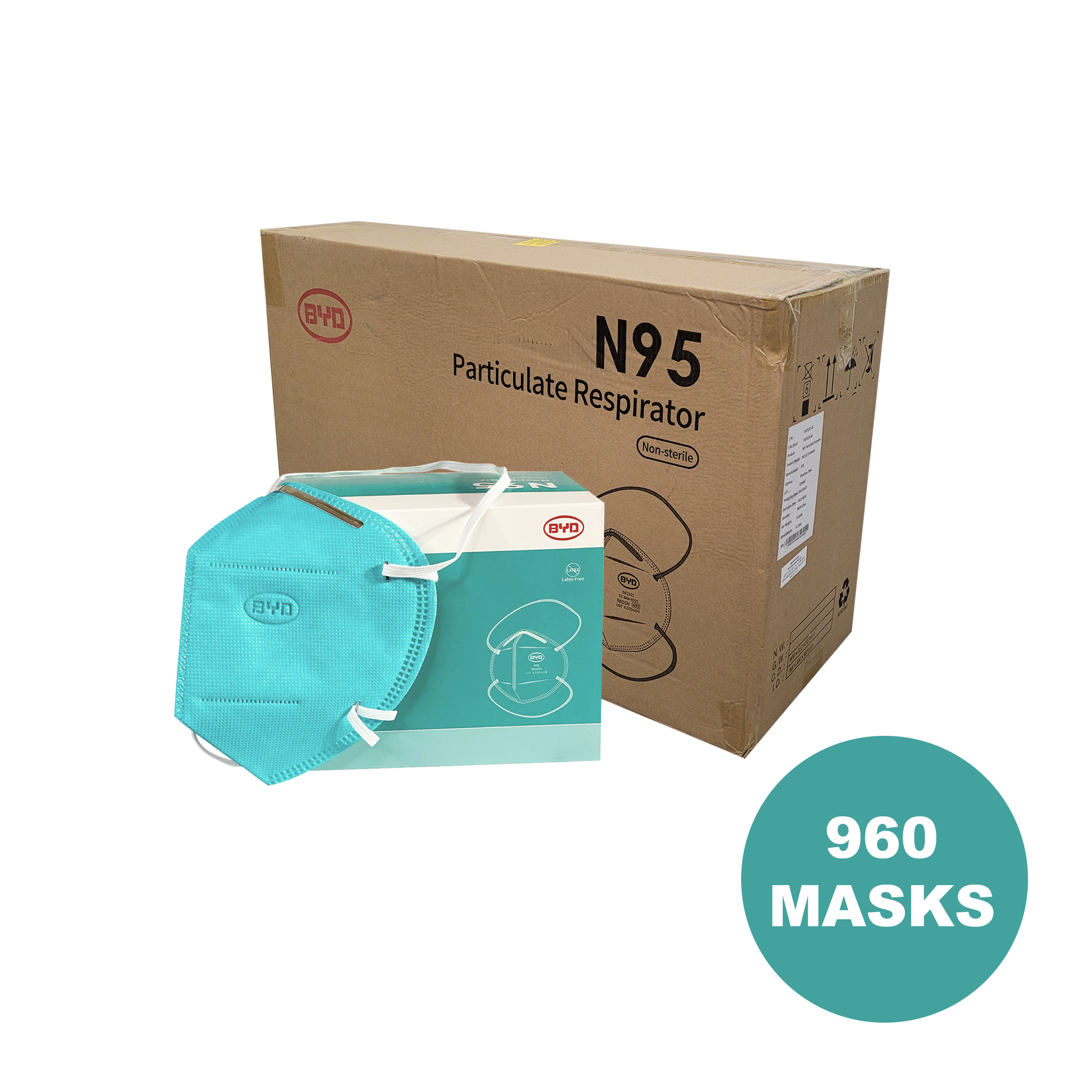 N95 Respirator | BYD Care | Hospital Grade Level 3 N95 Respirator | BYD Care | Hospital Grade Level 3