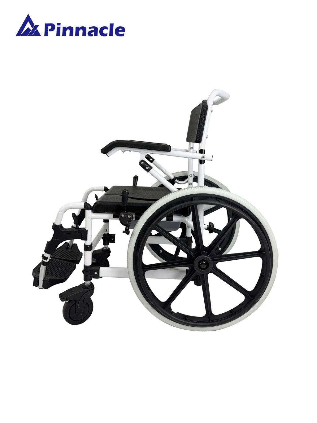 Pinnacle Deluxe Shower Commode Self-Propelled