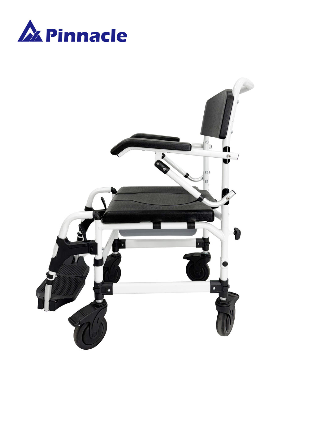 Pinnacle Deluxe Shower Commode Attendant-Propelled
