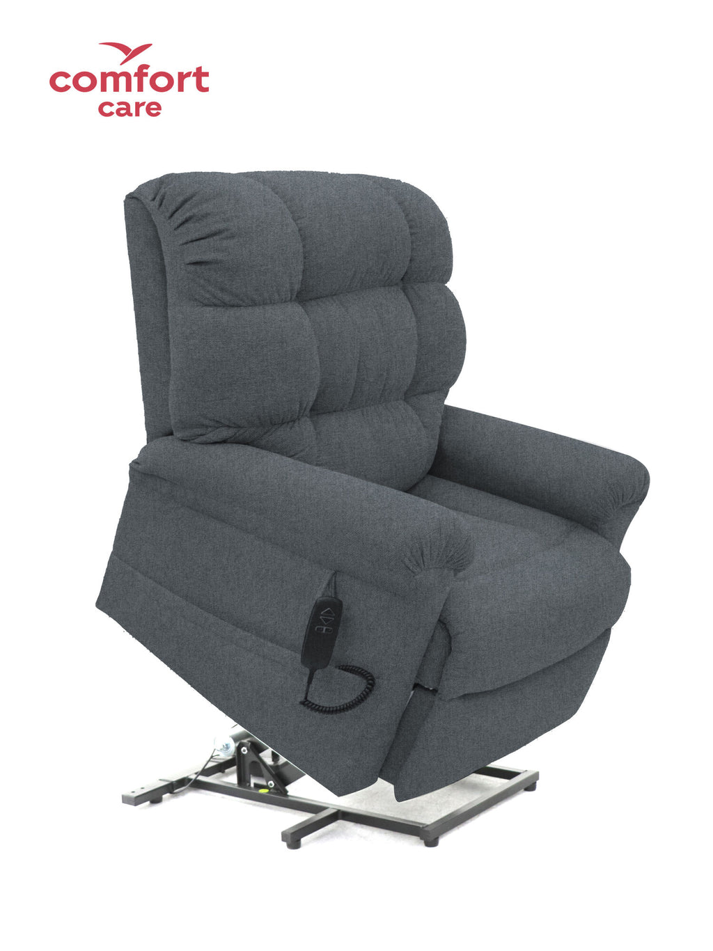 Comfort Care Cloud 2 Motor Power Fabric Lift Recliner. Dual Motors (3 Colours)