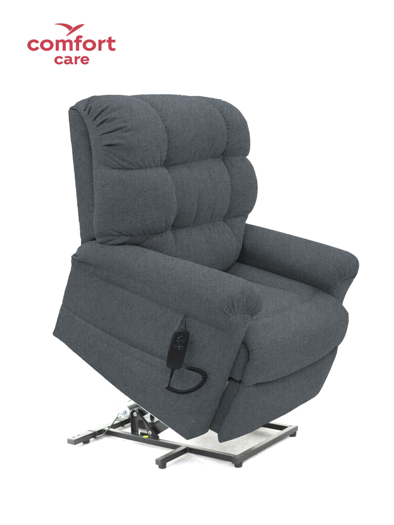 Comfort Care Cloud 2 Motor Power Fabric Lift Recliner. Dual Motors (3 Colours)
