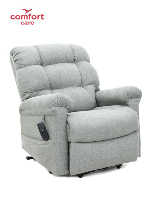 Comfort Care Cloud 2 Motor Power Fabric Lift Recliner. Dual Motors (3 Colours)