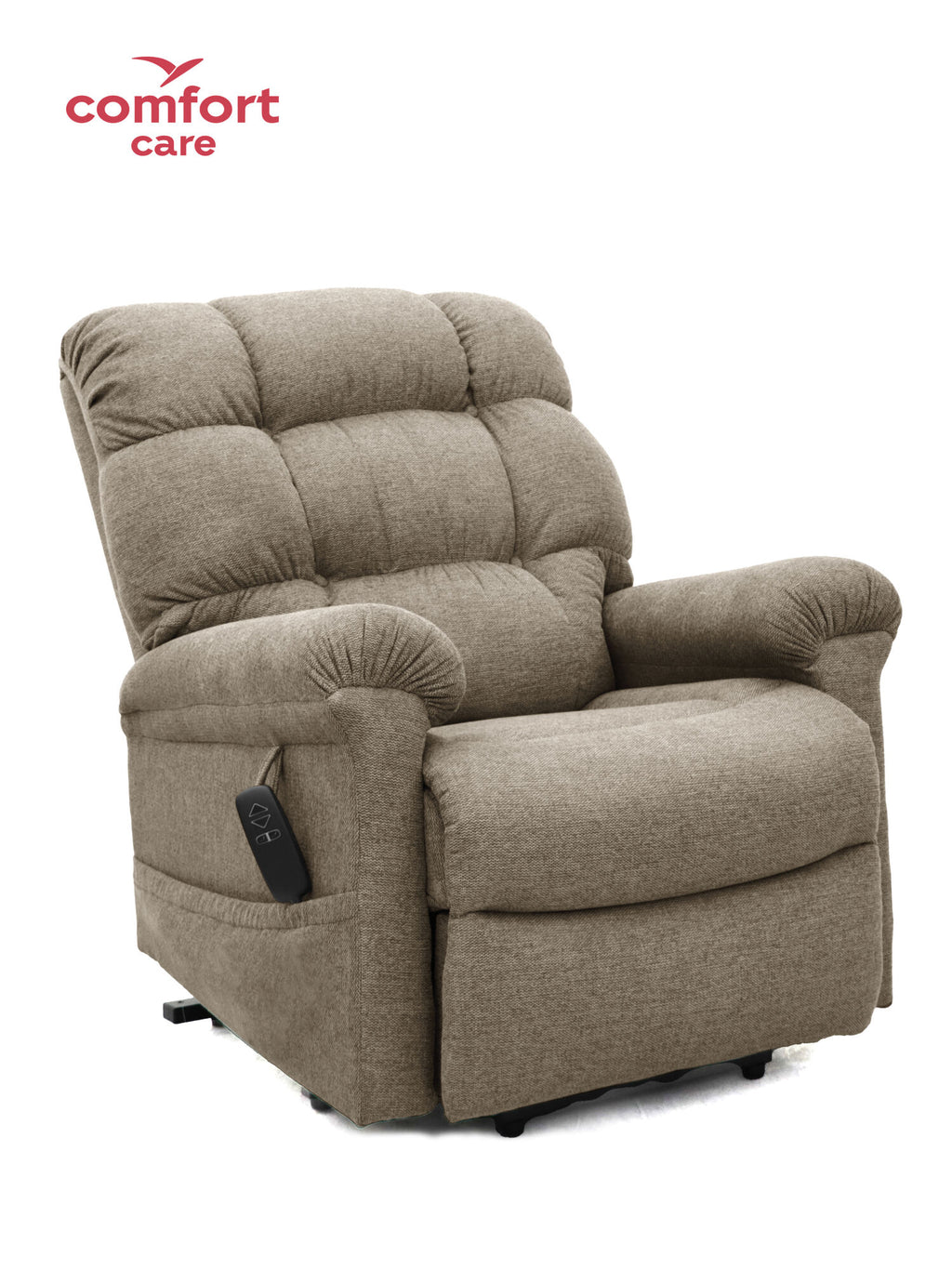 Comfort Care Cloud 2 Motor Power Fabric Lift Recliner. Dual Motors (3 Colours)