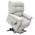 Comfort Care Cloud 2 Motor Power Lift Recliner. Dual Motor. Light Grey High Tech LEATHER