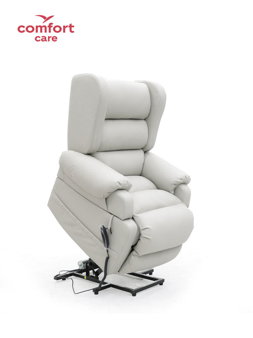 Comfort Care Viva 2 Motor Power Lift Recliner Dual motors - Light Grey Leather