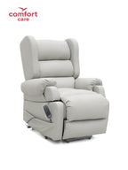 Comfort Care Viva 2 Motor Power Lift Recliner Dual motors - Light Grey Leather