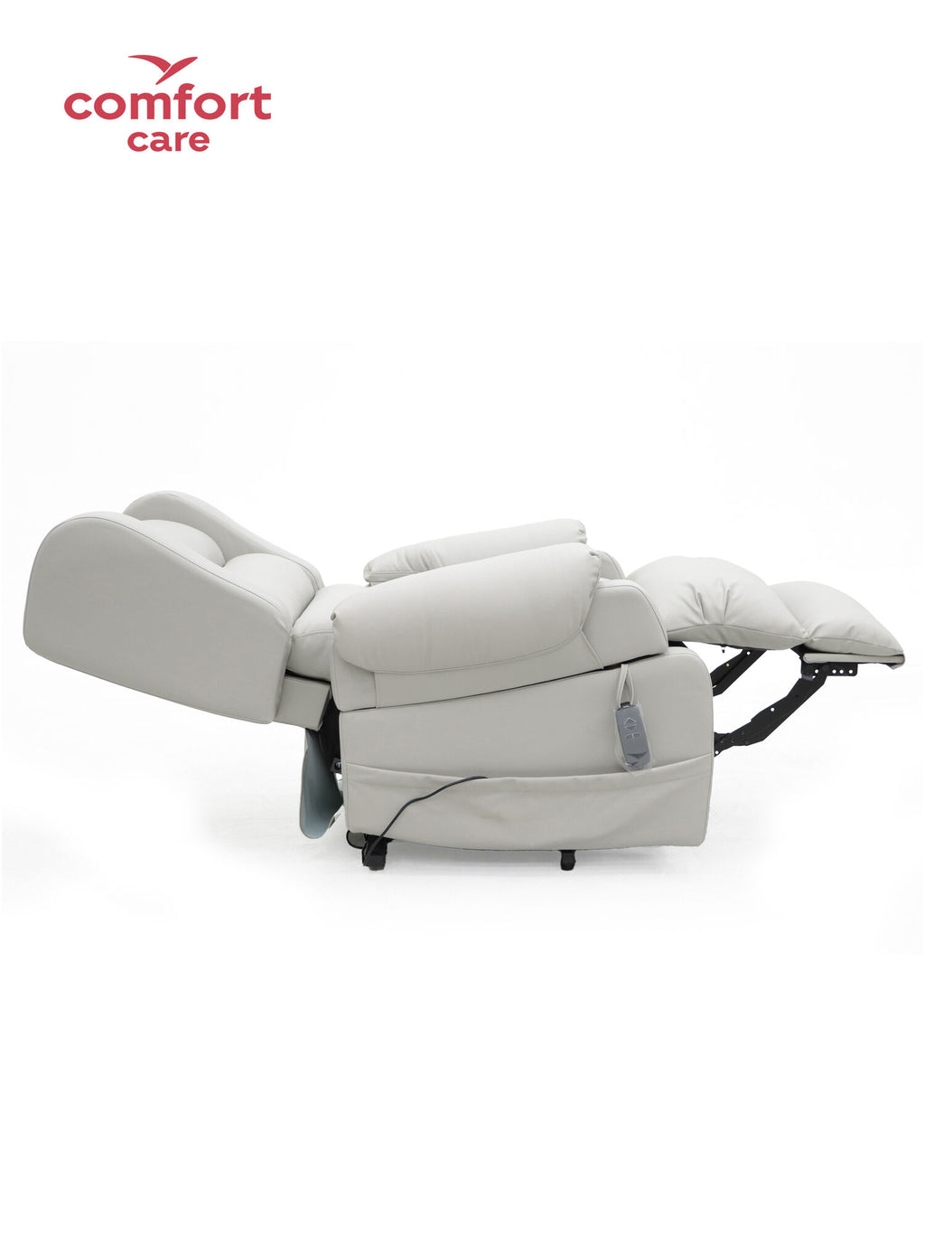 Comfort Care Viva 2 Motor Power Lift Recliner Dual motors - Light Grey Leather