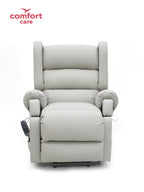 Comfort Care Viva 2 Motor Power Lift Recliner Dual motors - Light Grey Leather