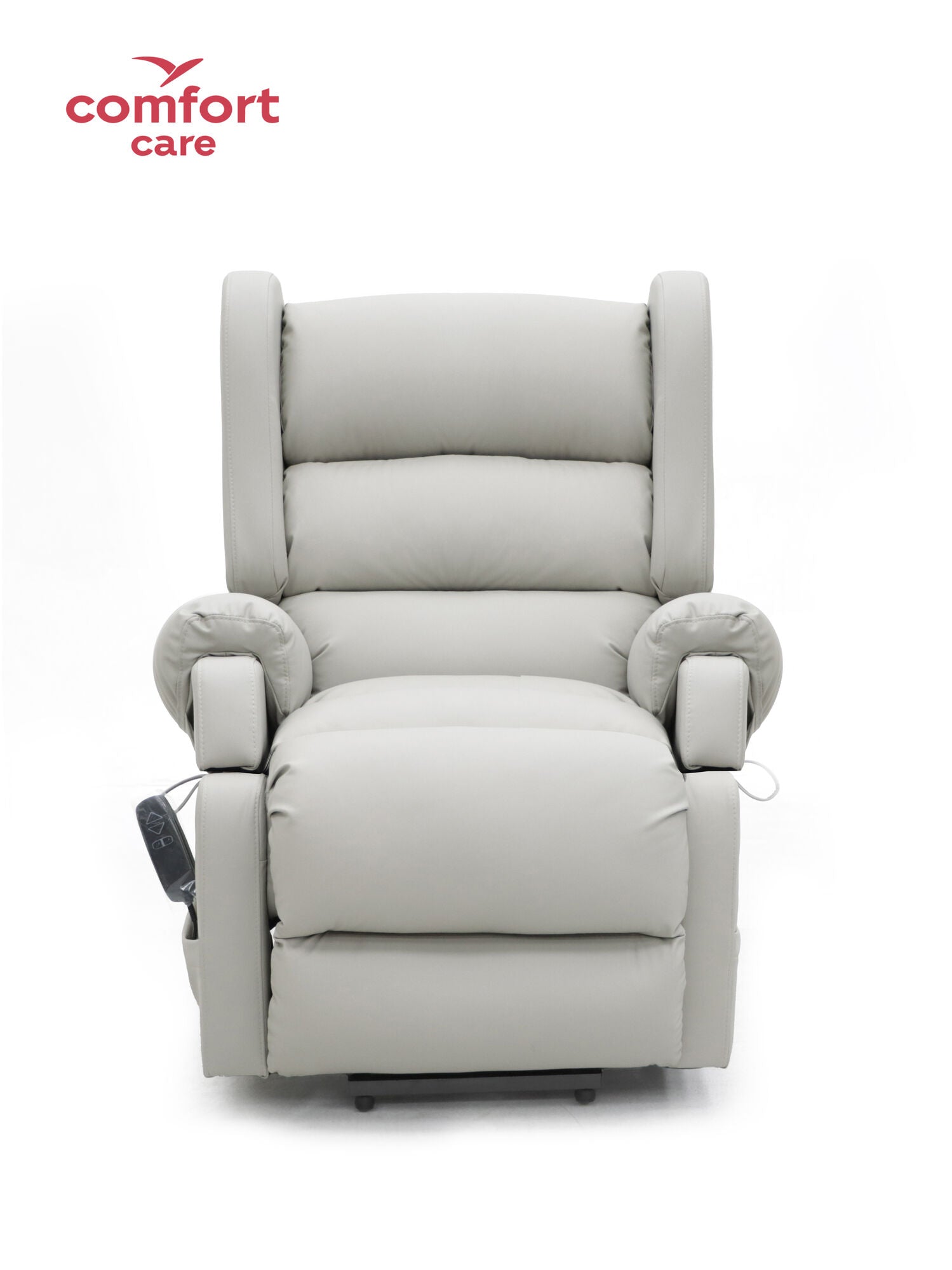 Comfort Care Viva 2 Motor Power Lift Recliner Dual motors - Light Grey Leather