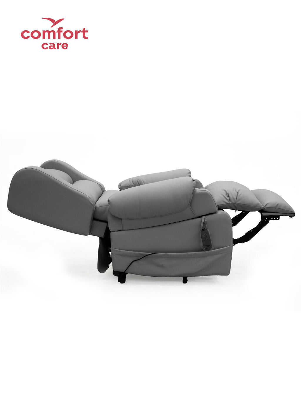 Comfort Care Viva 2 Motor Power Lift Recliner Dual motors - Dark Grey Leather