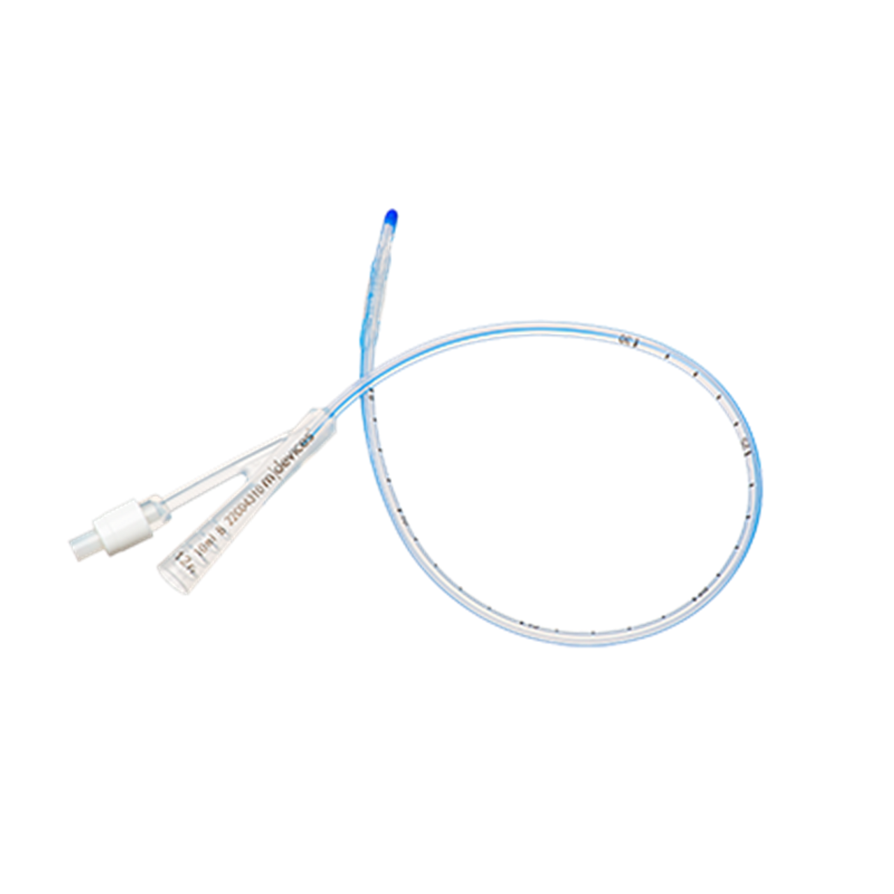 Mdevices 2Way Foley Catheter Standard Tip 40cm with 10ml 12Fr White