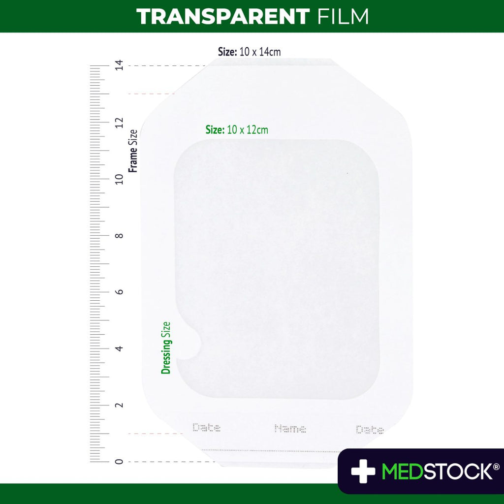 MedStock Transparent Film Dressing (Extra Thin) 10x12cm (25pcs/Box)