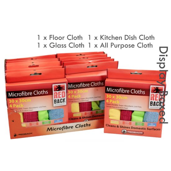 Clean Closure Pack Cleaning Cloths Packs 30cm x 30cm (4 Pack) – AusMed Health
