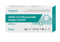 Fanttest Covid-19 Rapid plus Influenza A&B Combination Antigen Test Kit ( 1 x Test Pack)