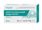 Fanttest Covid-19 Rapid plus Influenza A&B Combination Antigen Test Kit ( 1 x Test Pack)