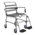 ASPIRE Attendant Propelled Commode - Swing Away Footrests - 530 mm Wide