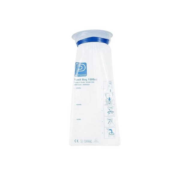 Vomitous Kit Vomit Bag 1500ml (1 Box/50 Pieces) – AusMed Health