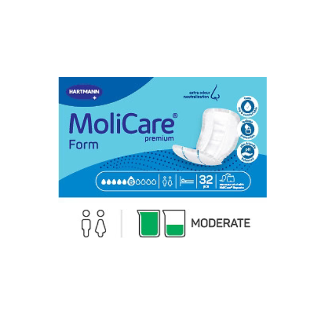 Molicare Premium Form 6 Drops 1295ml Absorbency (32pcs/Pack)
