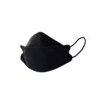 P2 Face Masks BLACK | Australian Made | AMD Nanotech  Level 3 | Ear Loop  -  BLACK  | 4 x ply (2Boxes/100masks)