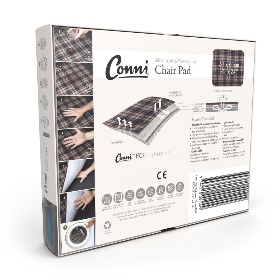 Conni Chair Pad Large - Tartan