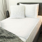 Conni Bed Pad with Tuck-ins - White