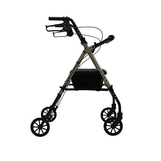 ASPIRE FLEX 6 Adjustable Seat Walker 6" Wheel - Champagne