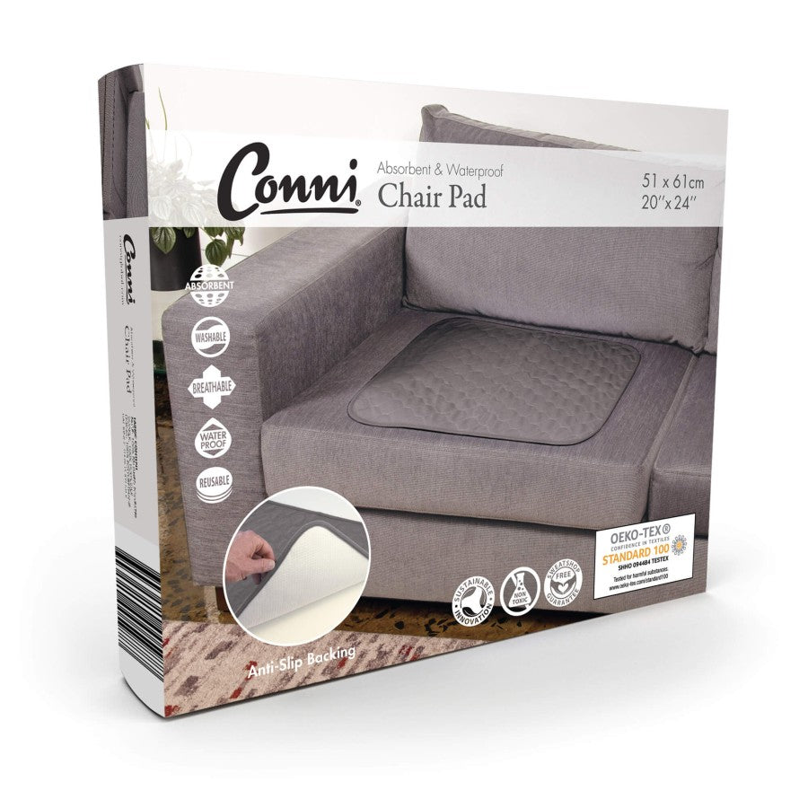 Conni Chair Pad Large - Charcoal