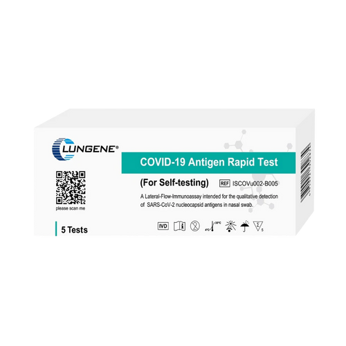 CLUNGENE COVID-19 Antigen Test Cassette High Sensitivity (5 x pack)