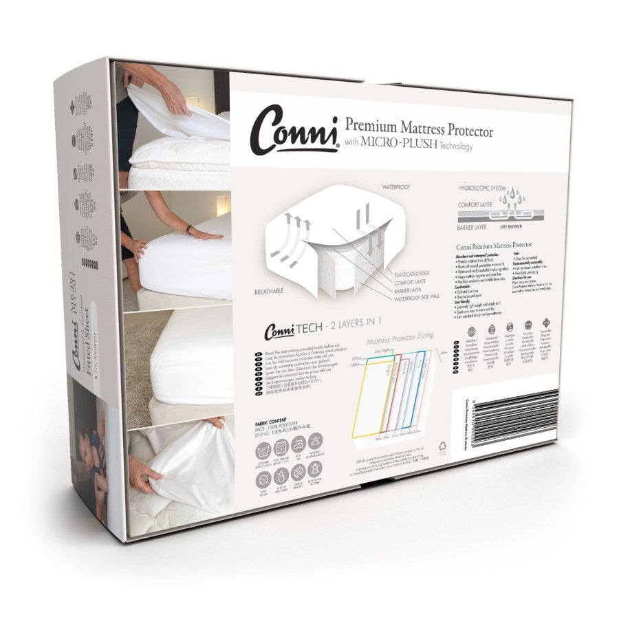 Conni Micro-Plush - Waterproof Fitted Sheet (4 Sizes)