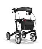 Hero Medical Outdoor Lite Seat Walker Carbon Fibre - Black (2 Sizes)