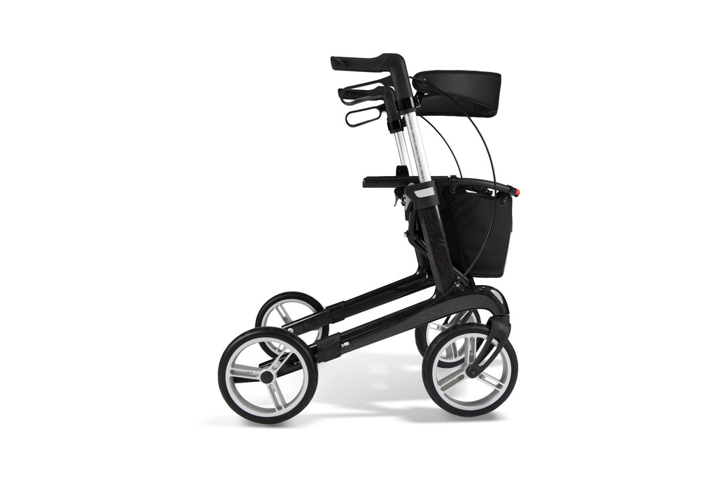 Hero Medical Outdoor Lite Seat Walker Carbon Fibre - Black (2 Sizes)