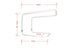 Hero Medical Height Adjustable Bed Cradle