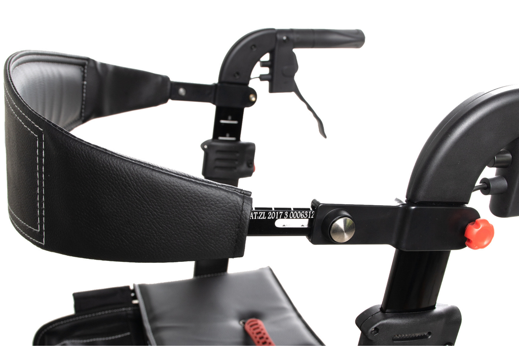 Hero Medical Outdoor Lite Seat Walker Carbon Fibre - Black (2 Sizes)