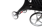 Hero Medical Outdoor Lite Seat Walker Carbon Fibre - Black (2 Sizes)