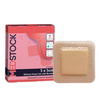MedStock Silicone Foam Lite Dressing With Border 5cm x 5cm Skin & Wound care(10pcs/box)