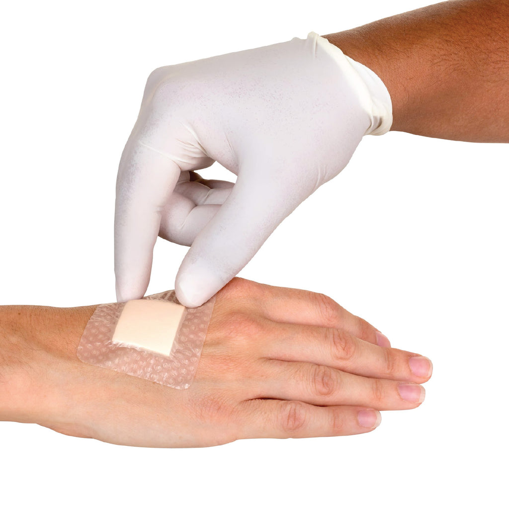 MedStock Silicone Foam Lite Dressing With Border 5cm x 5cm Skin & Wound care(10pcs/box)