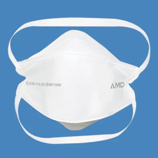 AMD P2 Headband Masks White - Medium (1Box/50masks)