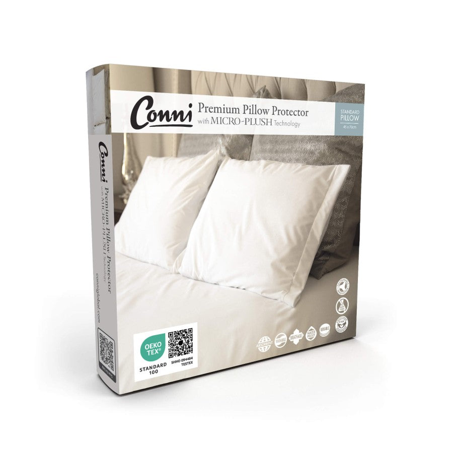 Conni Micro-Plush - Waterproof Pillow Protector