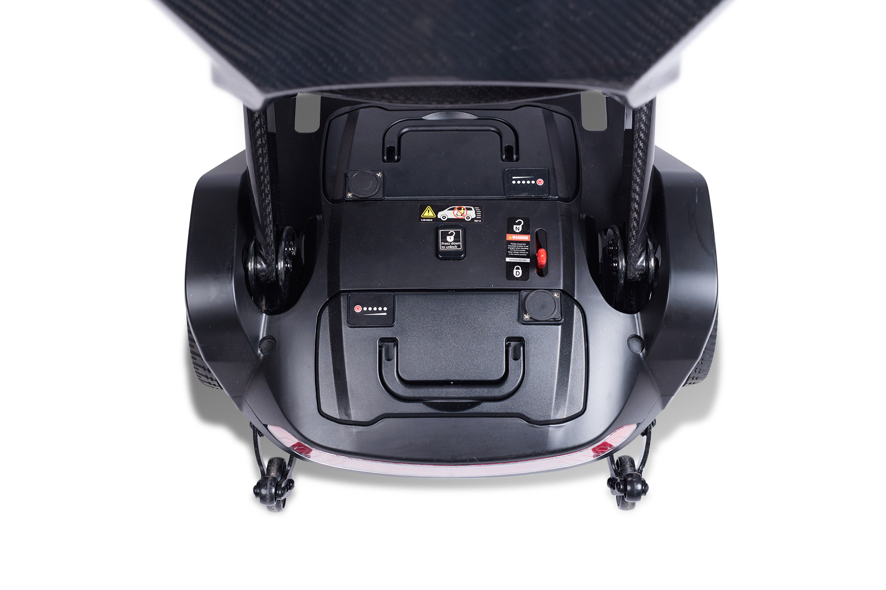 Royale Air Carbon Fibre Folding Scooter + Suited Lithium Batteries
