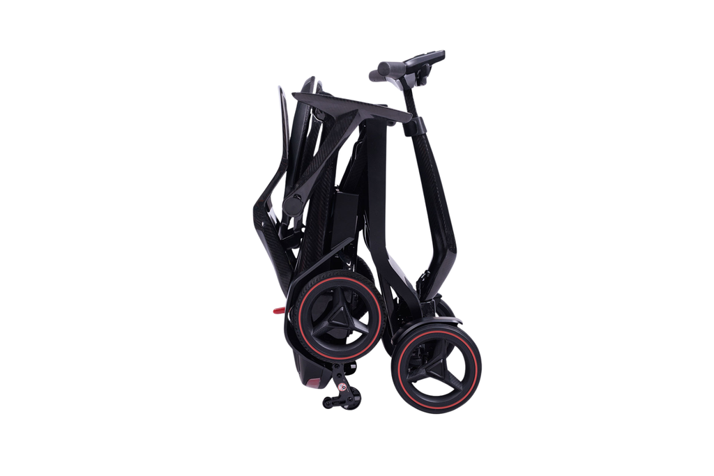 Royale Air Carbon Fibre Folding Scooter + Suited Lithium Batteries