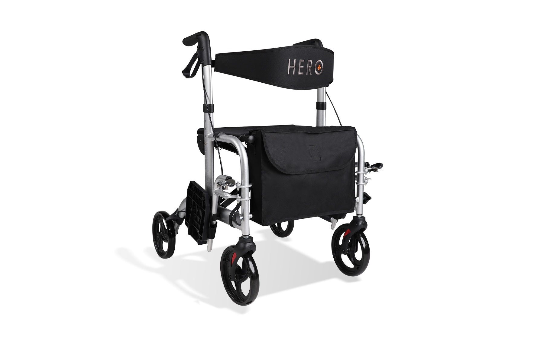 Hero Medical 2-in-1 Seat Walker/Wheelchair