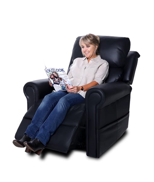 Royale Chadwick Oxford Plush Leather Lift Chair Quad Motor (2 Colour Options)
