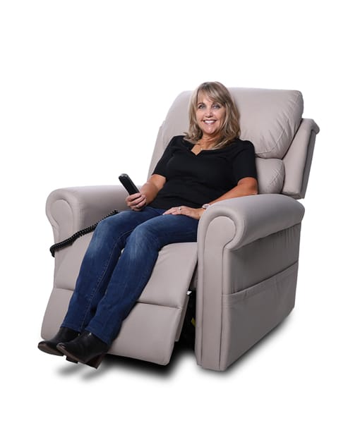 Royale Chadwick Soft Touch Fabric Lift Chair Quad Motor (3 Colour Options)