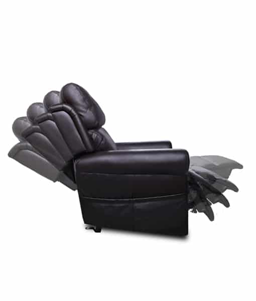 Royale Chadwick Oxford Plush Leather Lift Chair Quad Motor (2 Colour Options)