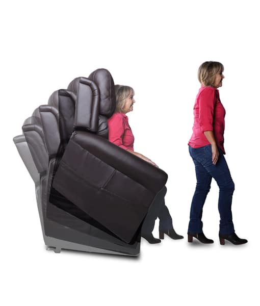 Royale Chadwick Oxford Plush Leather Lift Chair Quad Motor (2 Colour Options)