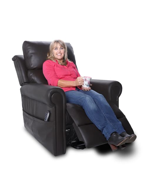 Royale Chadwick Oxford Plush Leather Lift Chair Quad Motor (2 Colour Options)