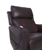 Royale Chadwick Oxford Plush Leather Lift Chair Quad Motor (2 Colour Options)